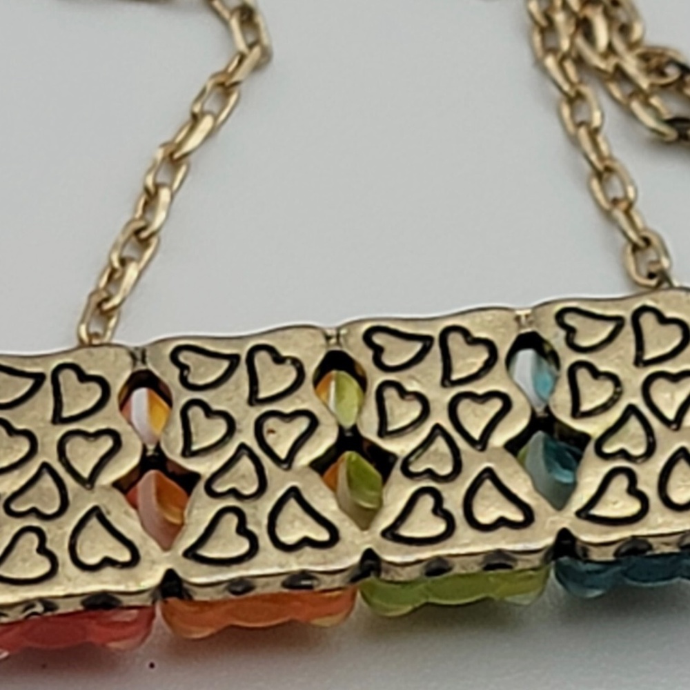 Betsey Johnson Gummy Bear Earrings & Necklace - Picture 2 of 9